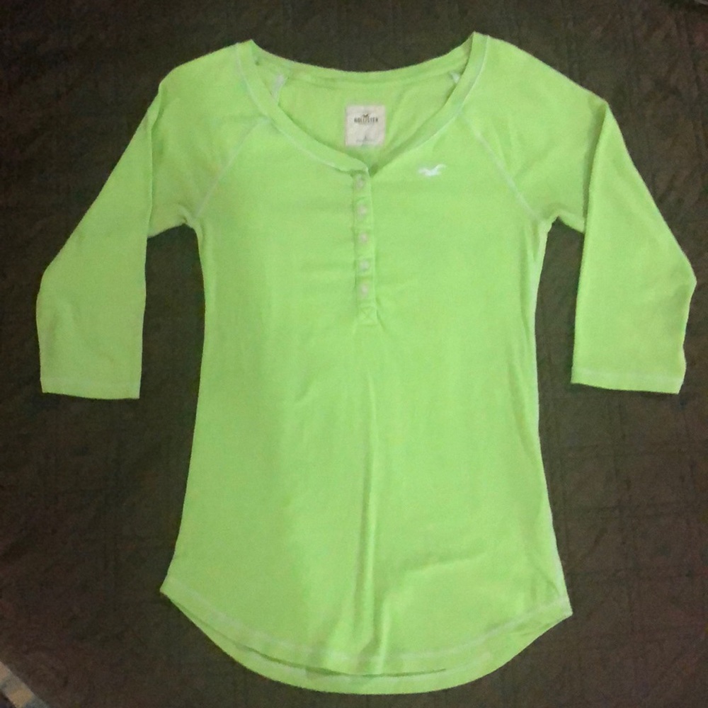 Hollister Top - Large - Lime Green